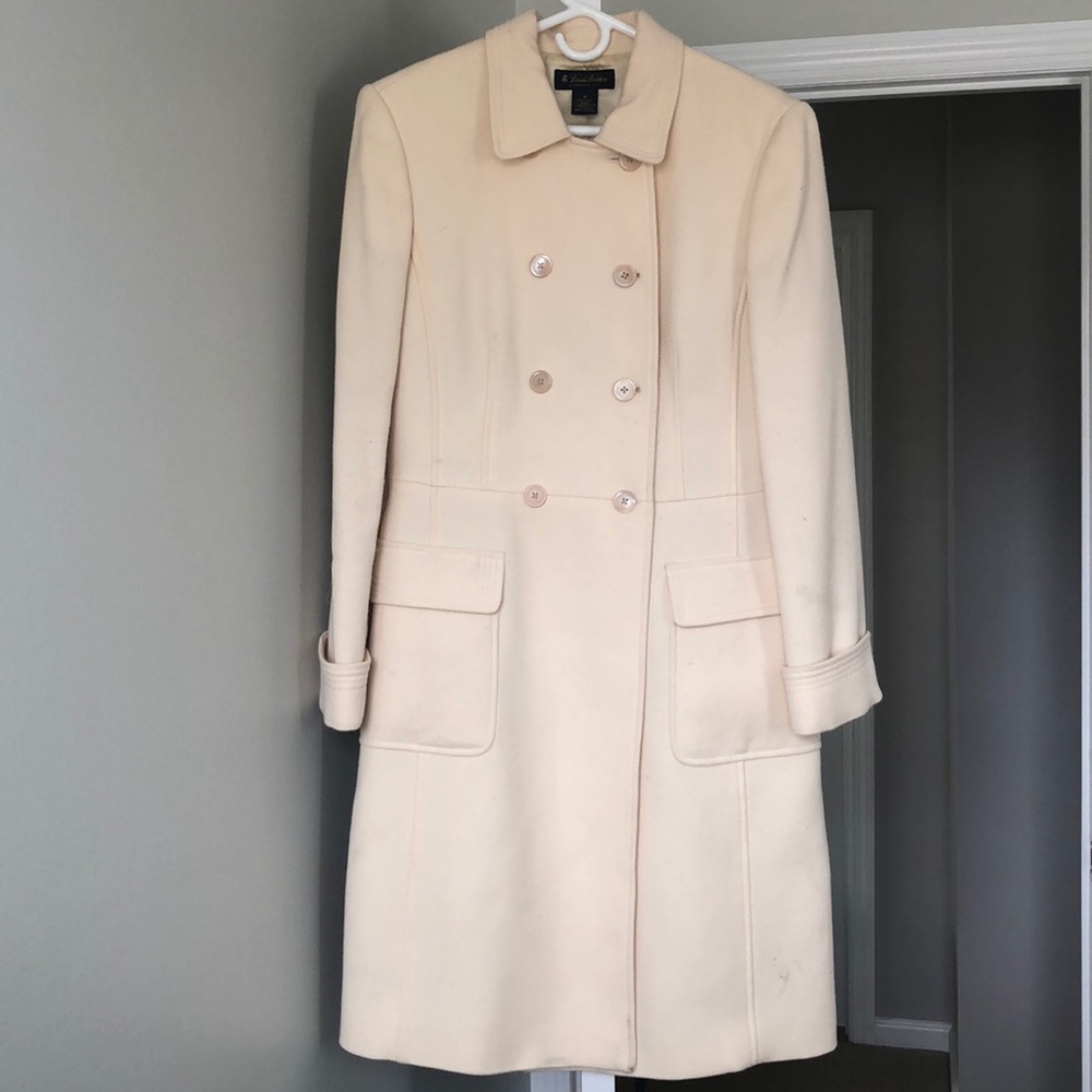 Brooks Brothers Double Breasted Wool Pea Coat